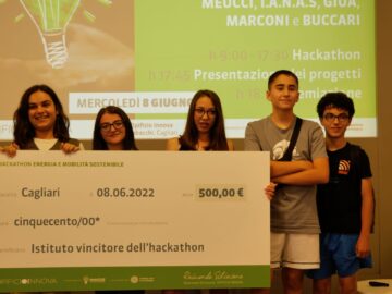Il team vincitore dell’Hackathon